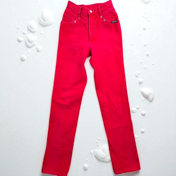 Vintage Rocky Mountain Jeans Womens 23 High Rise Straight Leg Western 34 Inseam - Picture 2 of 13